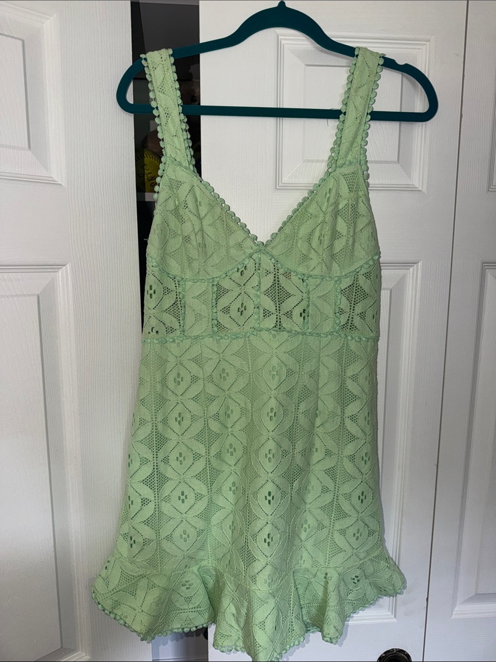 Light Green Crochet Lace dress